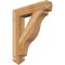 Ekena Millwork Funston Arts & Crafts Rough Sawn Bracket, Western Red Cedar, 4"W x 22"D x 26"H BKT04X22X26FST03RWR - alternate 1